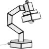 Stolová lampa CUT & PASTE 58 cm, čiernobiela, Seletti