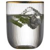 Pohár na vodu PALERMO GOLD , sada 4 ks, 350 ml, Lyngby Glas