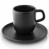 Šálka na espresso s podšálkou NORDIC KITCHEN 70 ml, čierna, kamenina, Eva Solo