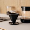 Odkvapkávací filter NOHR, čierny, z nehrdzavejúcej ocele, Stelton