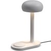Stolná lampa EMENDO 29 cm, s bezdrôtovým nabíjaním Qi, zamračená, Eva Solo