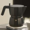 Moka kávovar MOKA 70 ml, čierny, hliník, Alessi