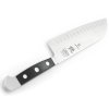 Nôž Santoku ALPHA POM 18 cm, čierny, Güde
