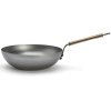 Wok MINERAL B BOIS 28 cm, strieborná, oceľ, de Buyer