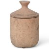 Vonná sviečka URA PALA SIENNA 13 cm, hnedá, kamenina, ferm LIVING