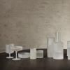 Pohár RIPPLE 200 ml, sada 4 ks, biela, ferm LIVING