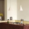 Závesná lampa BOWER 23 cm, biela, hliník, Tala