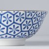 Veľká misa HEXAGON FLOWER INDIGO IKAT 19,5 cm, 800 ml, MIJ