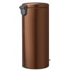 221705 11 pedalovy odpadkovy kos newicon 30 l teple bronzova ocel brabantia