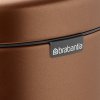 221705 9 pedalovy odpadkovy kos newicon 30 l teple bronzova ocel brabantia
