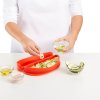 221846 5 nadoba pro pripravu omelety do mikrovlnne trouby 23 cm cervena silikon lekue