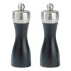 Sada mlynčekov na soľ a korenie FIDJI 15 cm, čierny mat/nerezová oceľ, Peugeot