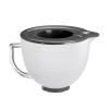 Sklenená misa so silikónovým vekom 4,83 l matná KitchenAid