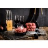 Sada nožov na steak PREMIUM, 6 ks, s blokom, nerezová oceľ, Laguiole