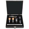 Sada príslušenstva na víno LUXURY, 6 ks, darčeková krabička, oceľ a dubové drevo, Laguiole