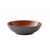 Veľká misa 20 cm, čierna/jantárová, Bitz