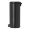 Pedálový odpadkový kôš NEWICON 30 l, matná čierna, Brabantia