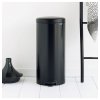 Pedálový odpadkový kôš NEWICON 30 l, matná čierna, Brabantia