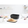 Chlebník s doskou na krájanie 39,5 cm, sivá, Brabantia