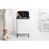 Dotykový odpadkový kôš BO HI 2 x 30 l, biela, Brabantia