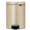 Pedálový odpadkový kôš NEWICON 5 l, šampanské, Brabantia