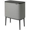 Dotykový odpadkový kôš BO TOUCH BIN 11 + 23 l, minerálna sivá, Brabantia