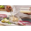 Sada nádob na skladovanie potravín MASTER SEAL GLASS N1040510 450 ml, Tefal