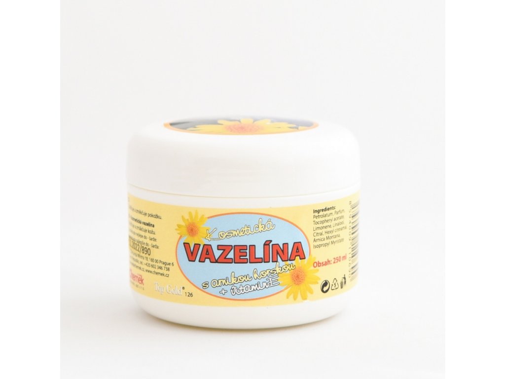 Kosmetická vazelína s arnikou horskou a vitamínem E 250 ml