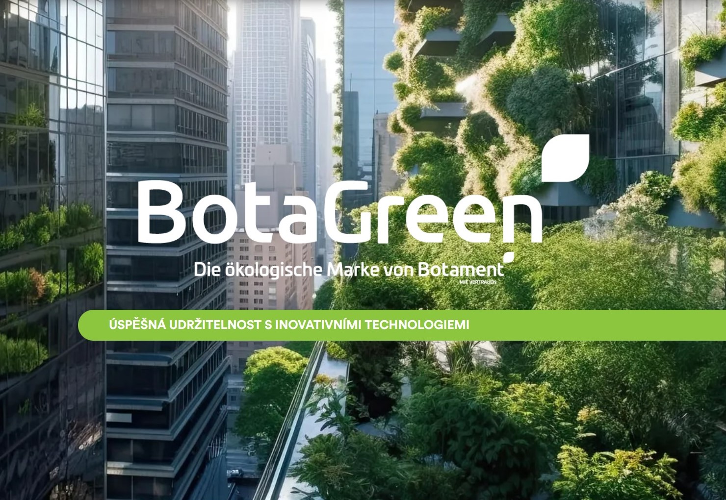 BotaGreen, ekologická značka firmy Botament