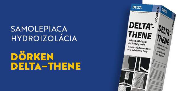 Dörken DELTA - THENE, samolepiaca hydroizolácia