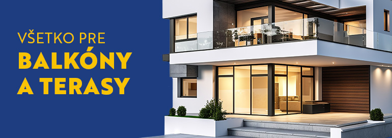 Terasa a balkón