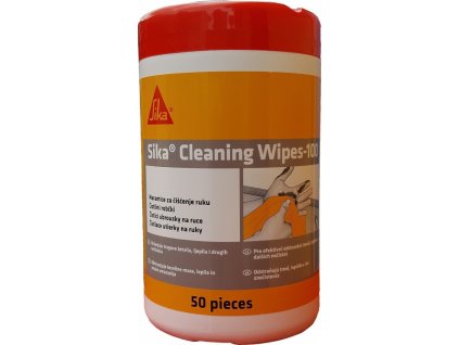 Sika Cleaning Wipes 100 - čistiace obrúsky na ruky aj náradie 50ks