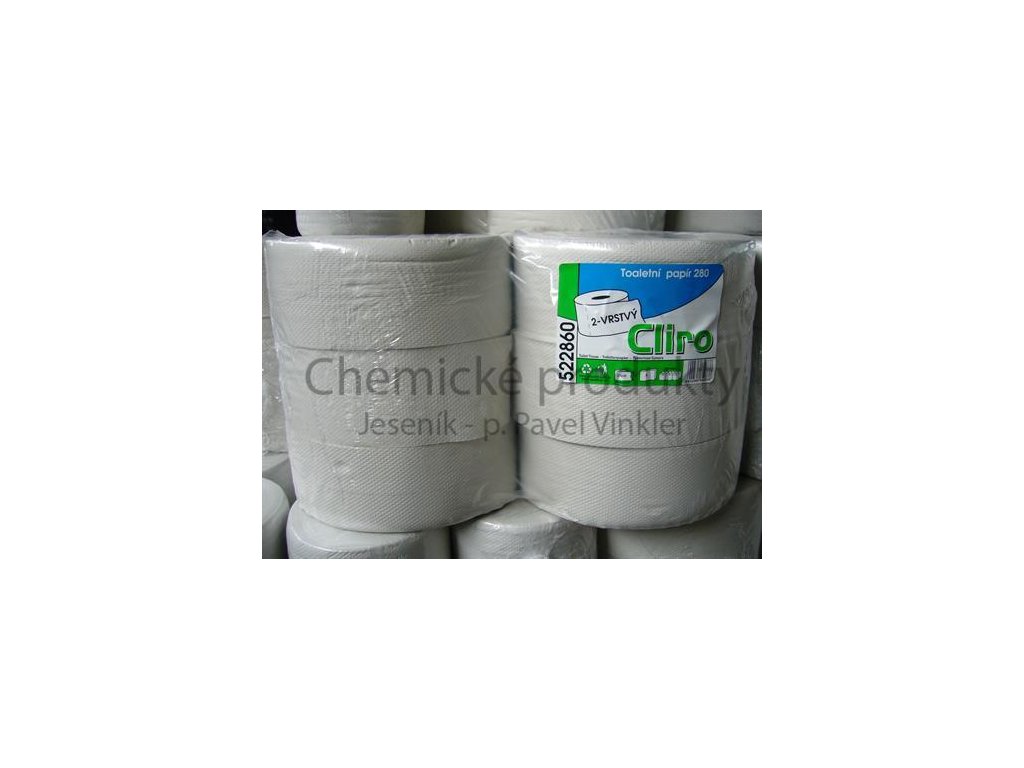 toaletni papir jumbo 280 cliro1