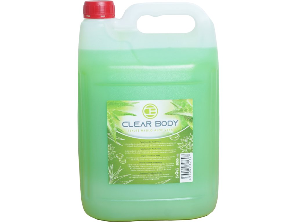 clear body tekute mydlo aloe vera 5L