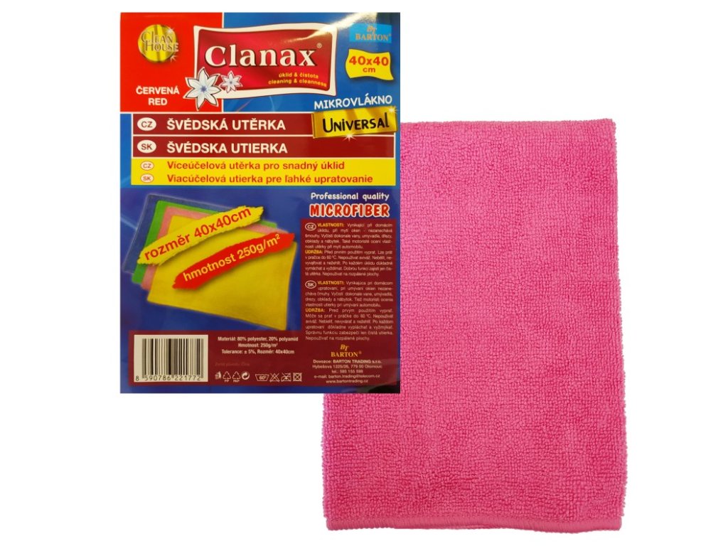 svedska uterka univerzal 40x40 250g cervena