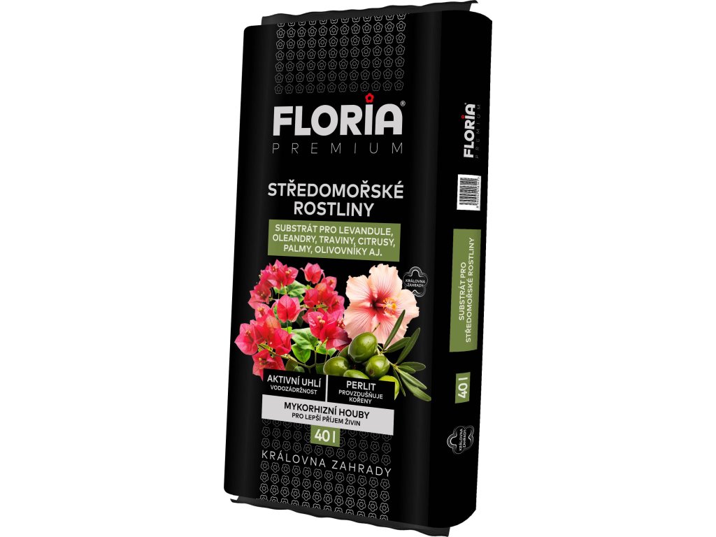 floria substrat stredomorske rostliny 40L