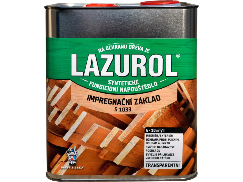 lazurol s1033 lazurol impregnacni zaklad 2 5l