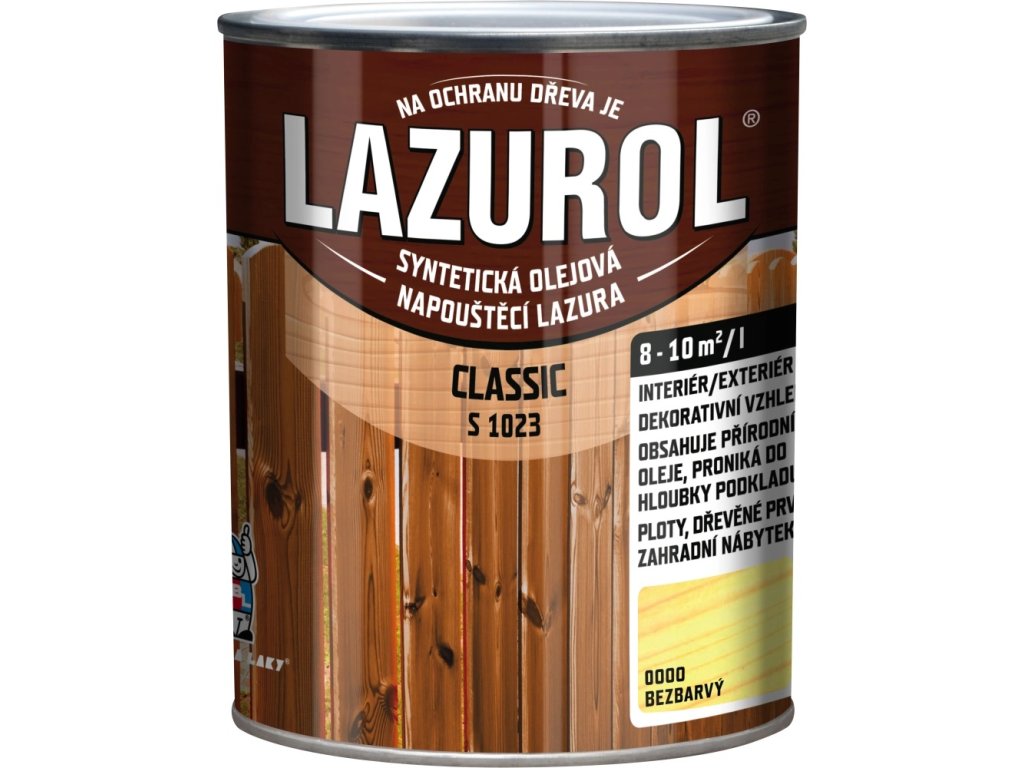 lazurol s1023 classic 0000 bezbarvy 750ml