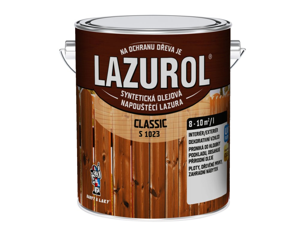 lazurol classic tenkovrstva lazura 2500ml