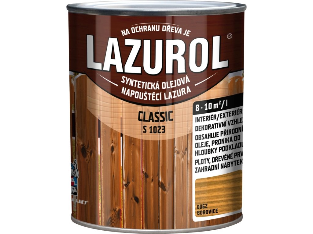 lazurol s1023 classic 0062 borovice 750ml
