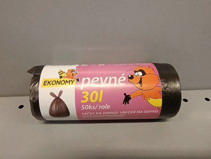 Sáčky do košů 30 l, 50ks černé
