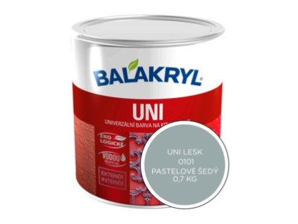 balakryl Uni lesk pastelove sedy 700g