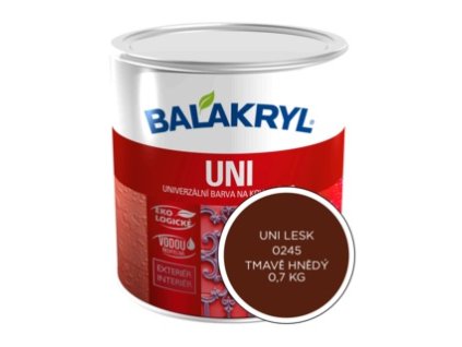 balakryl Uni lesk tmave hnedy 700g