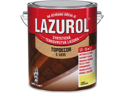 lazurol topdecor s1035 prirodni 2500ml