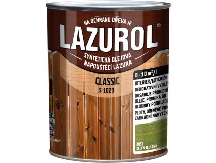 lazurol s1023 classic 0051 zelen jedlova 750ml