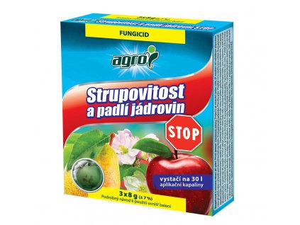 Strupovitost a padlí jádrovin STOP 3x8g