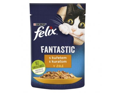 FELIX Fantastic kapsička Adult s kuřetem v želé 85 g