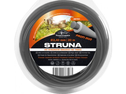 struna do sekacky profi duo 2%2C4x20m kulata