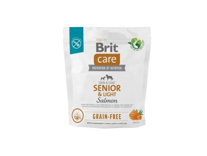 brit care dog senior a light 1kg