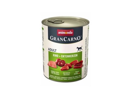 gran carno adult hovezi kachni srdce 400g